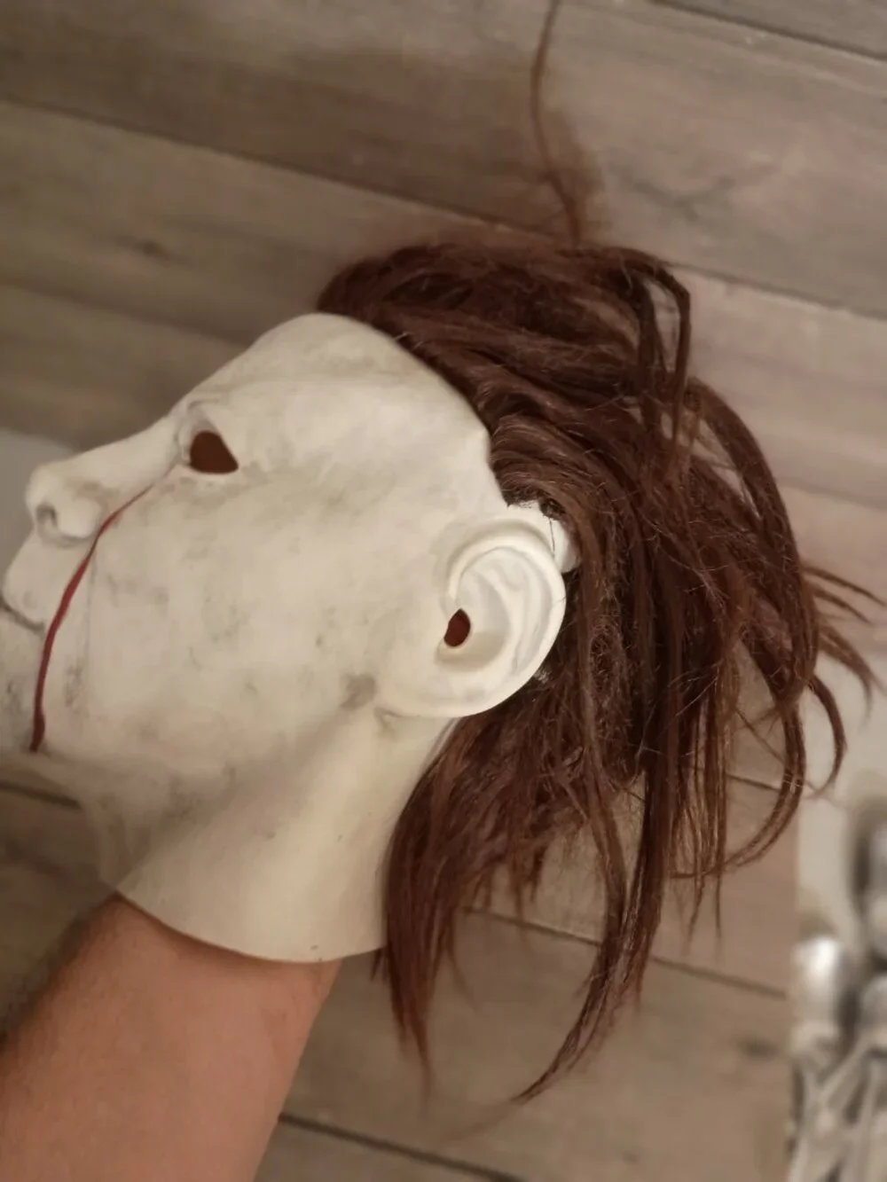 Halloween II Michael Myers Latex Halloween Mask Blood Tears Universal Studios